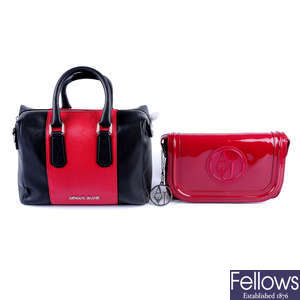 ARMANI JEANS - two handbags. 