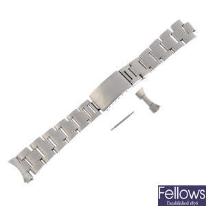 ROLEX - a gentleman's stainless steel Oyster watch bracelet with Oysterclasp.