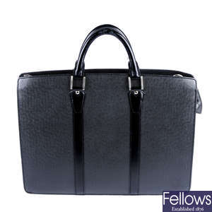 LOUIS VUITTON - a Taiga briefcase. 