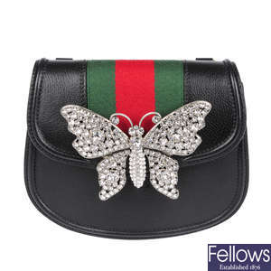 GUCCI - a small Totem Butterfly handbag.