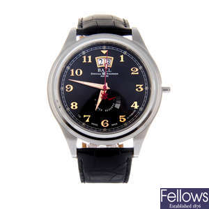 BALL - a gentleman's stainless steel Trainmaster Cleveland Express wrist watch together with a gentleman's stainless steel Ball Trainmaster wrist watch