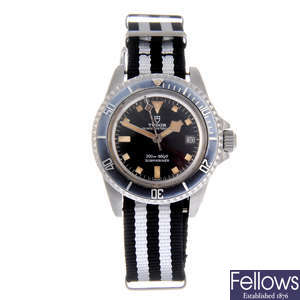 TUDOR - a gentleman's stainless steel Prince Oysterdate Submariner wrist watch.