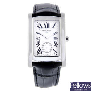 LONGINES - a gentleman's stainless steel Dolce Vita wrist watch.