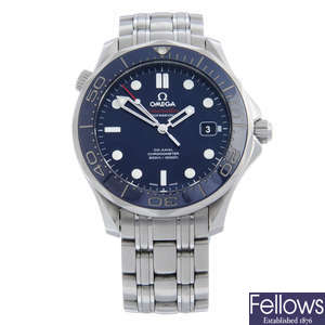 OMEGA - a stainless steel Seamaster Professional Co-Axial bracelet watch, 42mm.