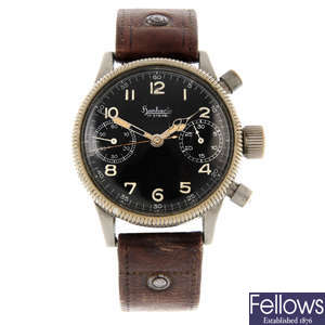 HANHART - a base metal military issue chronograph wrist watch.
