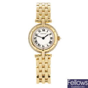 CARTIER - a lady's 18ct yellow gold Panth