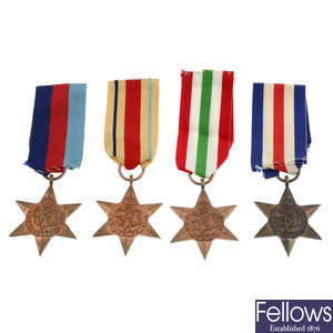 A selection of eight WWII medals. (8).