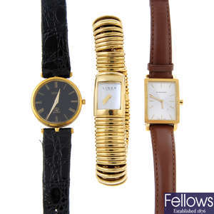 A group of four assorted watches. 