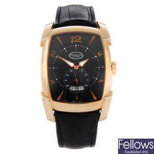 PARMIGIANI - a gentleman's 18ct rose gold Kalpa XL wrist watch.
