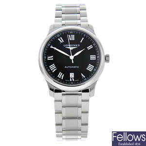 CURRENT MODEL: LONGINES - a stainless steel Master Collection bracelet watch, 38mm.