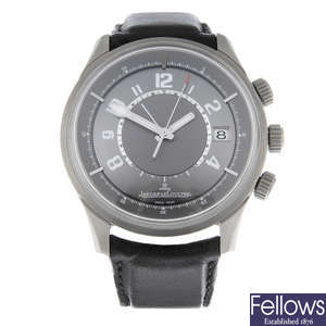 JAEGER-LECOULTRE - a limited edition gentleman's titanium AMVOX alarm wrist watch.