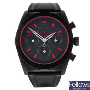 TUDOR - a gentleman's bi-material Fastrider Black Shield chronograph wrist watch.