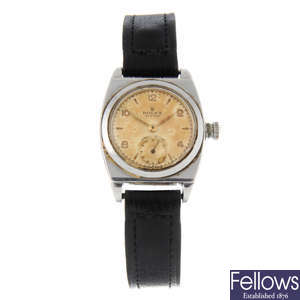 ROLEX - a stainless steel Oyster Precision wrist watch.
