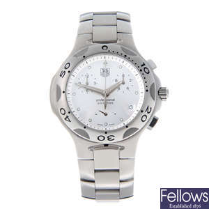 TAG HEUER - a stainless steel Kirium chronograph bracelet watch, 41mm.