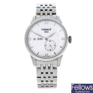 TISSOT - a stainless steel Le Locle bracelet watch, 39mm.