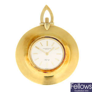 An 18ct yellow gold fob watch by Audemars Piguet retailed by Asprey, 41mm.