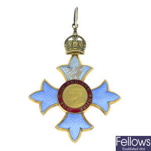 The Most Excellent Order of the British Empire, Commanders (CBE) Badge, in original case.