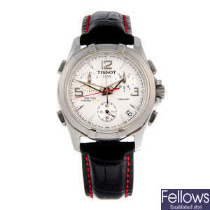 TISSOT - a stainless steel Chrono Alarm chronograph wrist watch, 37mm.