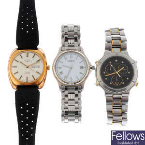 A group of twelve assorted watches, to include examples by Citizen and Rotary