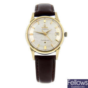 OMEGA - a gold plated Constellation wrist watch, 34.5mm.