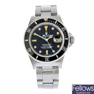ROLEX - a stainless steel Oyster Perpetual Submariner bracelet watch, 41mm.
