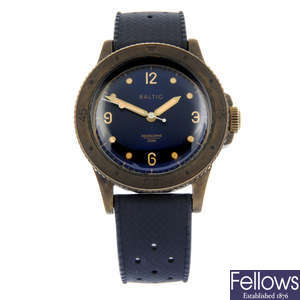 BALTIC - a bronze Aquascaphe wrist watch, 39mm.