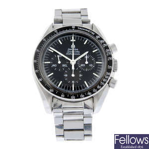 OMEGA - a stainless steel Speedmaster 'Pre-Moon' chronograph bracelet watch, 41.5mm.