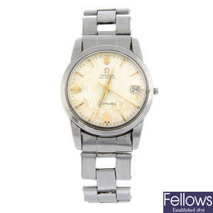 OMEGA - a stainless steel Seamaster bracelet watch, 34mm.