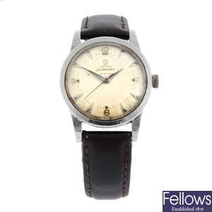 OMEGA - a stainless steel Seamaster wrist watch, 34mm.