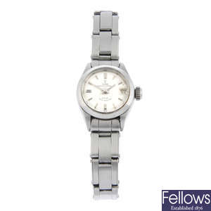 TUDOR - a stainless steel Princess Oysterdate bracelet watch, 22mm.