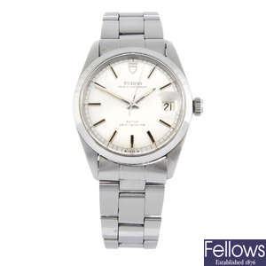 TUDOR - a stainless steel Prince Oysterdate bracelet watch, 34mm.