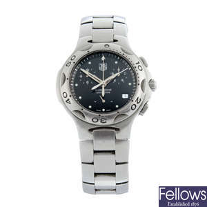 TAG HEUER - a stainless steel Kirium chronograph bracelet watch