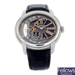 AUDEMARS PIGUET - a stainless steel Millenary wrist watch, 46x42mm.