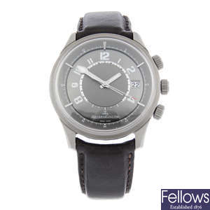 JAEGER-LECOULTRE - a limited edition titanium AMVOX alarm wrist watch, 42mm.
