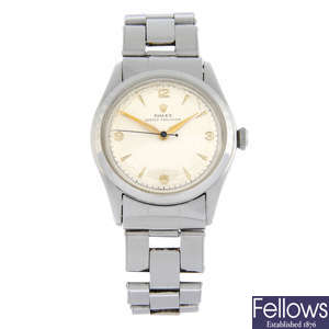ROLEX - a stainless steel Oyster Perpetual bracelet watch, 34mm.