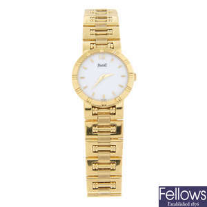 PIAGET - an 18ct yellow gold Dancer bracelet watch, 24mm.