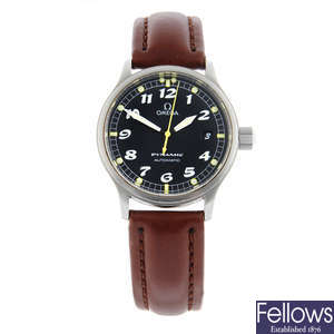 OMEGA - a stainless steel Dynamic wrist watch, 36mm.