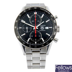 TAG HEUER - a stainless steel Carrera chronograph bracelet watch, 42mm.