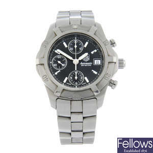 TAG HEUER - a stainless steel 2000 Exclusive chronograph bracelet watch, 40mm.