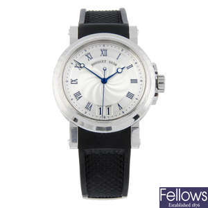 BREGUET - a stainless steel Marine wrist watch, 40mm.