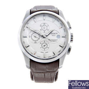 Tissot - a Couterior chronograph wrist watch, 45mm.
