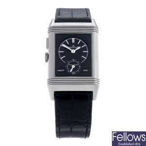 Jaeger-LeCoultre -  a Reverso 'Day & Night' wrist watch, 26x39mm.