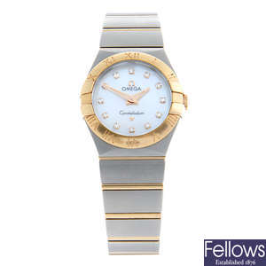 Omega - a Constellation bracelet watch, 26mm.