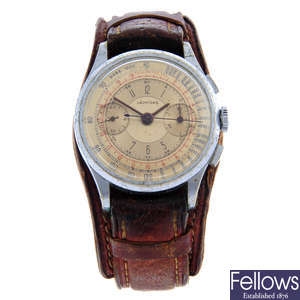 Leonidas - a chronograph wrist watch, 34mm.