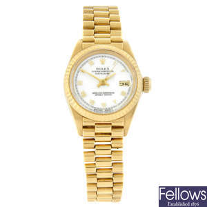 Rolex - an Oyster Perpetual Datejust watch, 26mm.