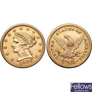 United States of America AV 2 1/2 Dollars.