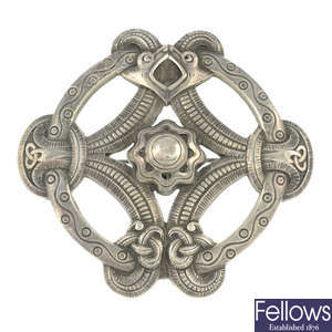 Early 20th century silver brooch