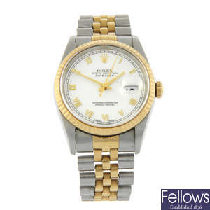 Rolex - an Oyster Perpetual Datejust watch, 36mm.