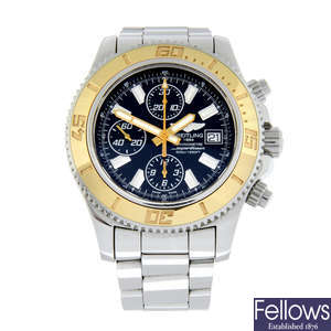 Breitling - a SuperOcean chronograph watch, 44mm.