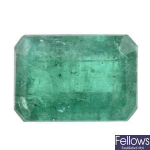 Rectangular-shape emerald, 1.68ct